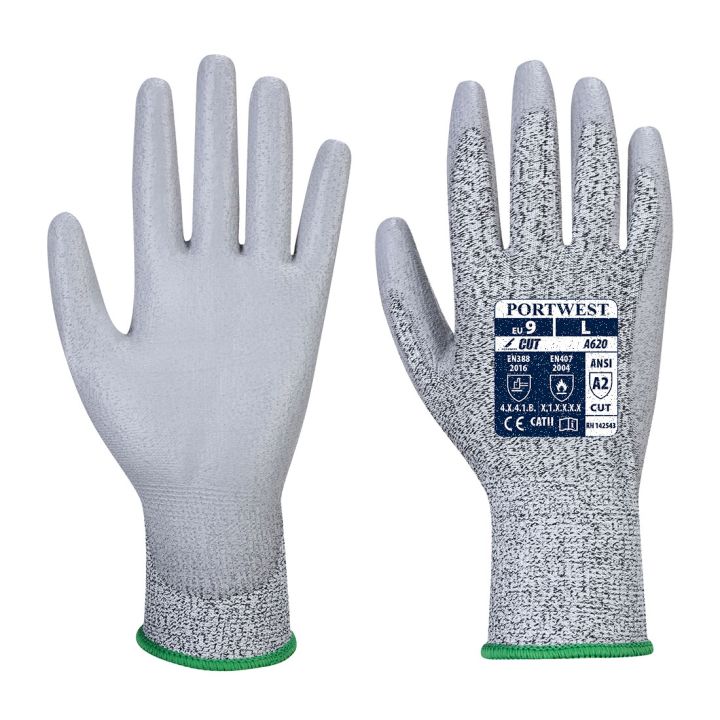 Portwest A620 Cut-Resistant Work Gloves – PU Coated