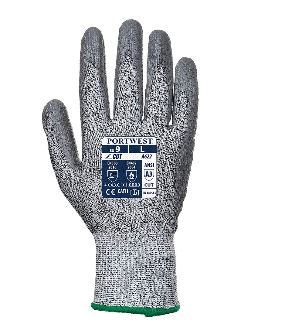 Portwest A620 Cut-Resistant Work Gloves – PU Coated