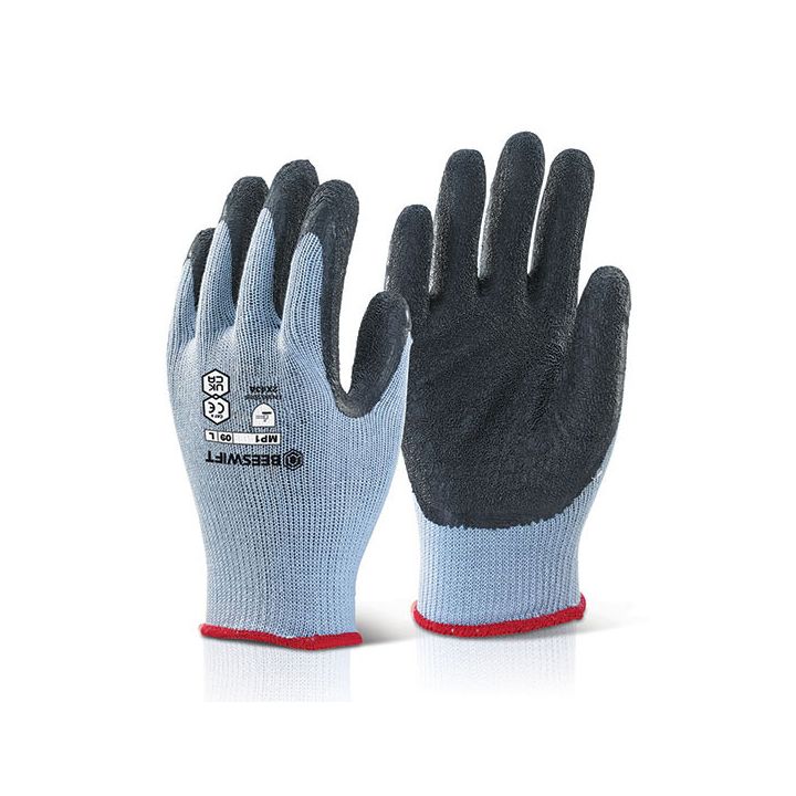 Beeswift Multipurpose Latex Rubber Coated Work Gloves