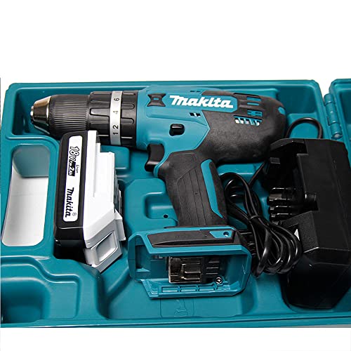 Makita HP488D002 18V Lithium-Ion G-series Cordless Percussion Driver Drill 13mm, 42Nm, with 2x (1.5Ah) Battery and Charger