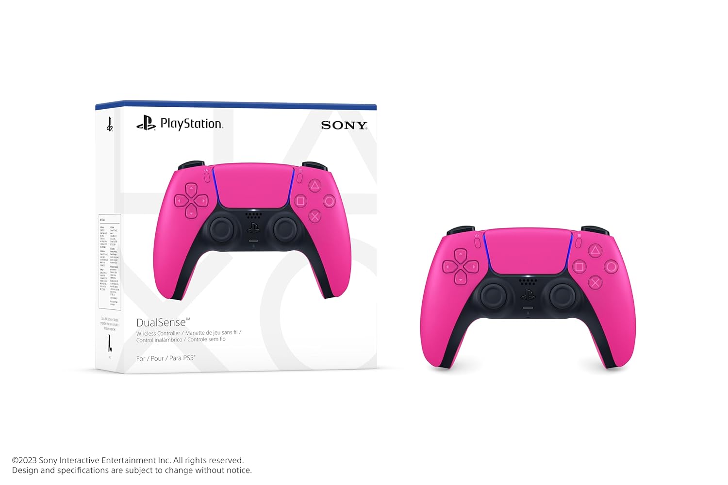 PS5 controller Nova Pink