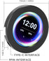 Jiawu CPU/GPU Cooler Round LCD Display, 2.1in AIO Computer Temp Monitor for Water Cooling Systems, PC Sensor Panel, Computer Accessories, PC Parts, Black