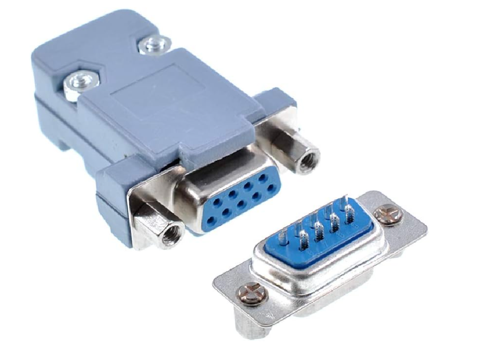 Oiyagai 10Pcs DB9 Female Connector Kit Solder Type Plastic