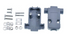 Oiyagai 10Pcs DB9 Female Connector Kit Solder Type Plastic