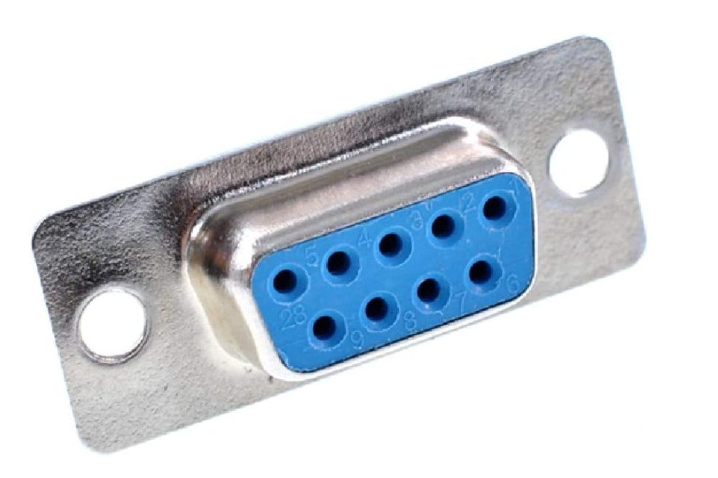 Oiyagai 10Pcs DB9 Female Connector Kit Solder Type Plastic