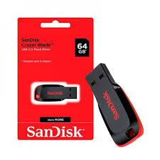 SANDISK FLASH DRIVE 64 GB