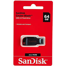 SANDISK FLASH DRIVE 64 GB