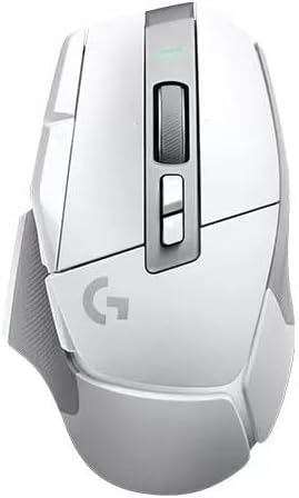 AECOMP - Logitechs G502 X Lightspeed Wireless Gaming Mouse Lightforce Hybrid Optical-Mechanical Switches Hero 25k Gaming Sensor Pc Macos (G502X Wireless White)