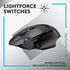 AECOMP - Logitechs G502 X Lightspeed Wireless Gaming Mouse Lightforce Hybrid Optical-Mechanical Switches Hero 25k Gaming Sensor Pc Macos (G502X Wireless White)