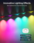 Nexillumi Permanent Outdoor Lights for House, 100ft Smart RGBIC Outside Lights with 72 Scene Modes