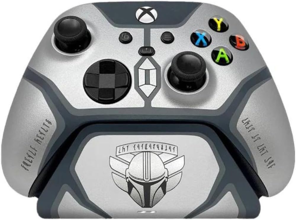 Razer Limited Edition Boba Fett Wireless Controller & Quick Charging Stand Bundle for Xbox Series X|S, Xbox One: Impulse Triggers - Textured Grips - 12hr Battery Life - Magnetic Secure Charging