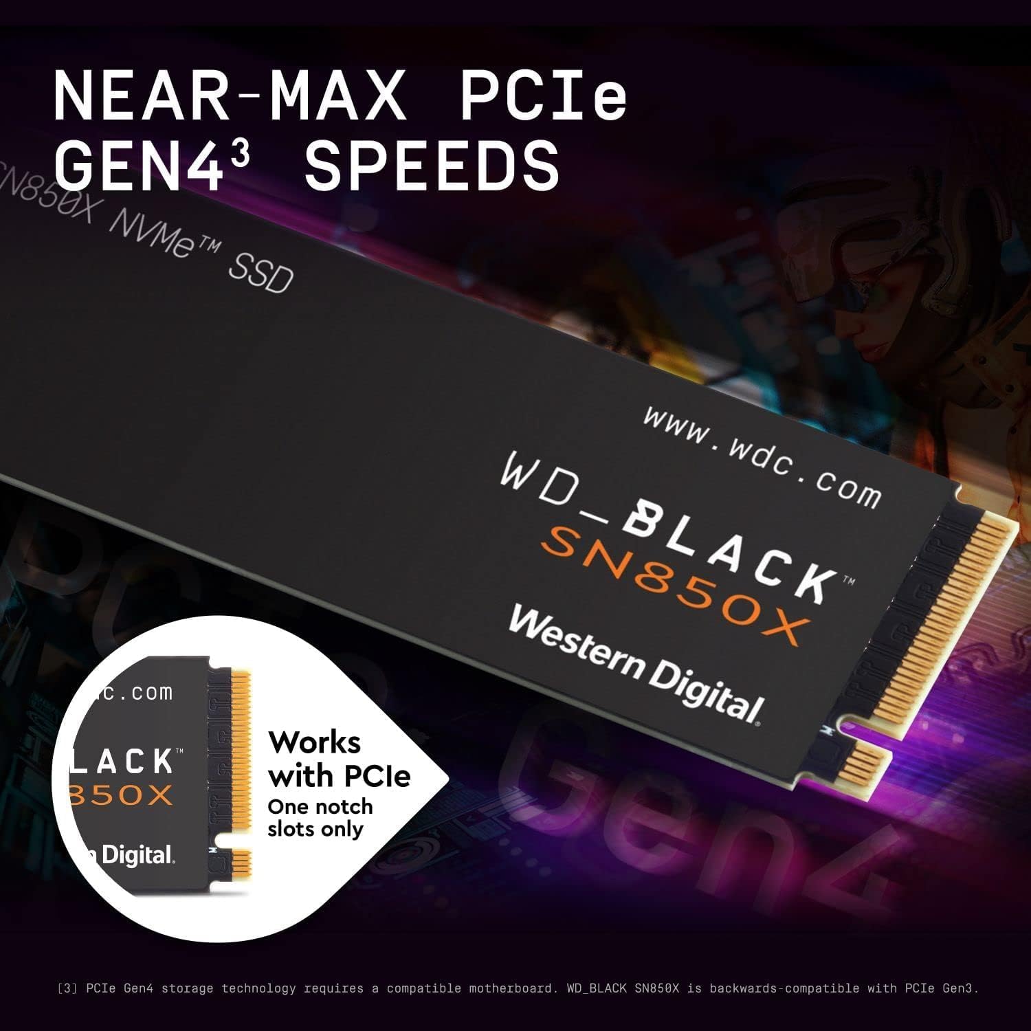 Western Digital 2TB - PS5 SSD with Heatsink "options" - Gen4 PCIe, M.2 2280, Up to 7,300 MB/s