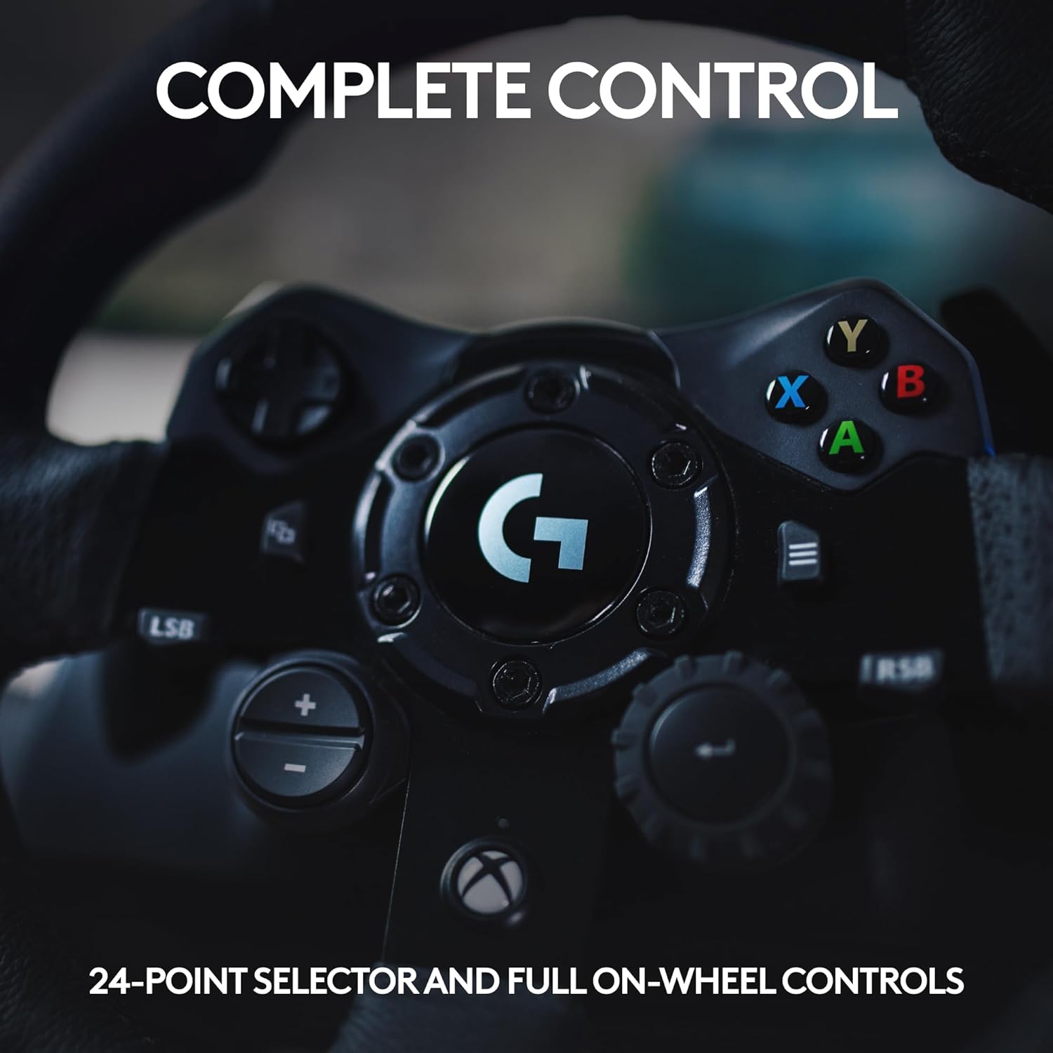 Logitech G923 Racing Wheel and Pedals for PS4 and PS5 - UAE Version & Driving Force Racing Shifter For G923, Black