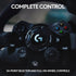 Logitech G923 Racing Wheel and Pedals for PS4 and PS5 - UAE Version & Driving Force Racing Shifter For G923, Black