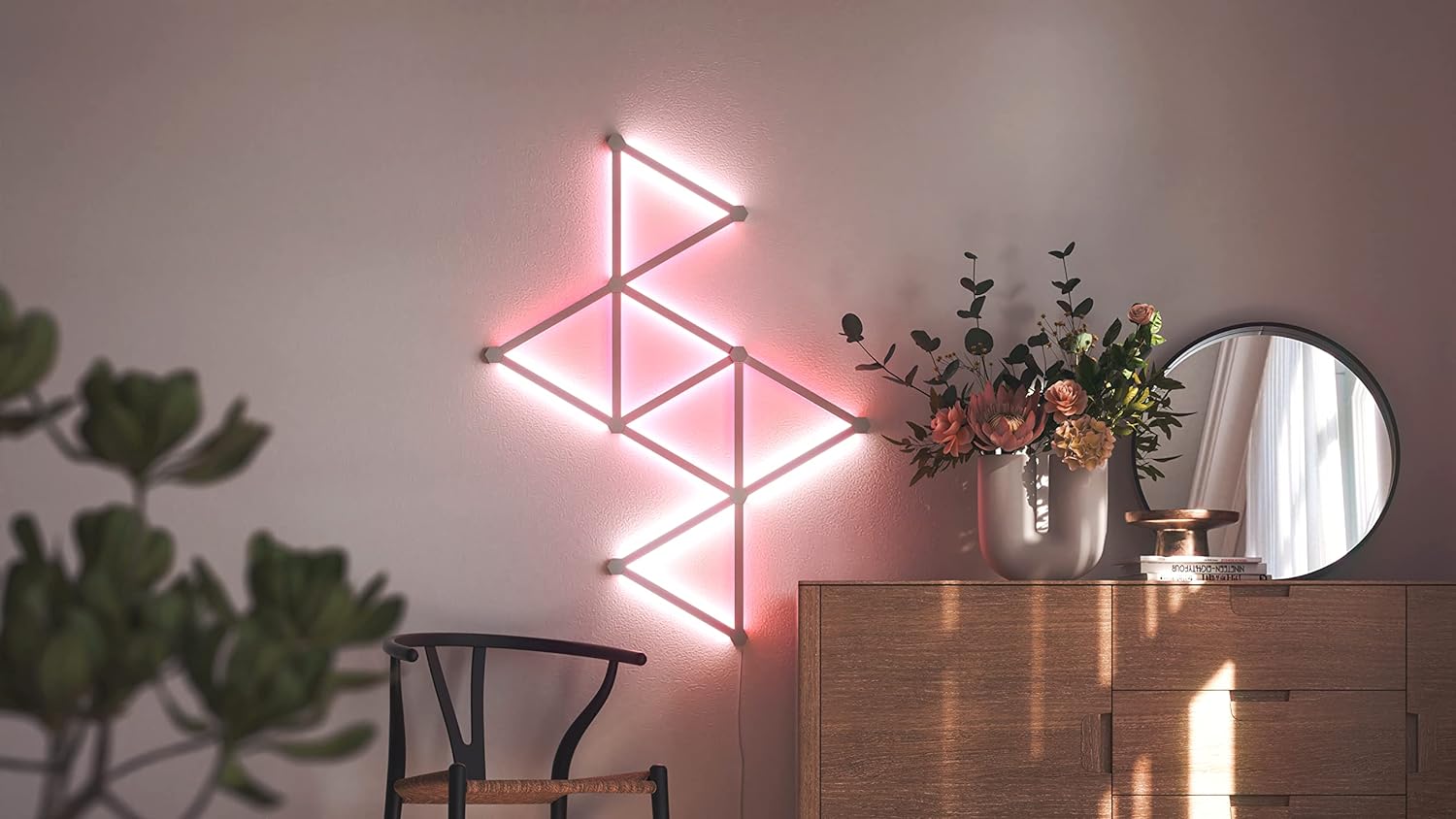 Nanoleaf Lines Starter Kit Modular Backlit Illumination, Smart Wifi Led System W/Music Visualizer, Instant Wall Decoration, Home Or Office Use, 16M+ Colors, Low Energy Consumption 15 Pack, White