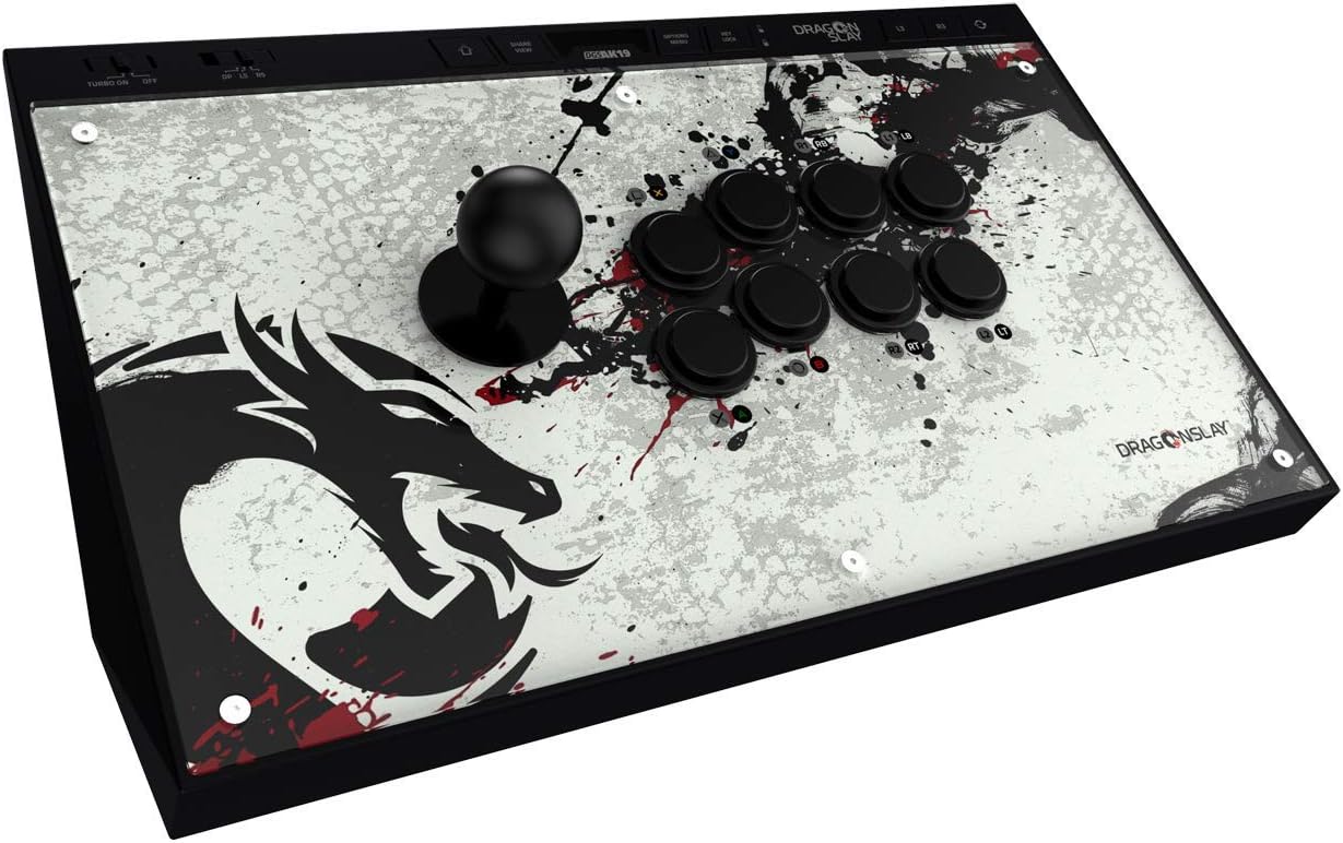 DRAGON SLAY Universal Arcade Fight Stick Controller - 8 Button Compatible with Xbox Series X, Switch, PS4, Xbox One, PC & Android