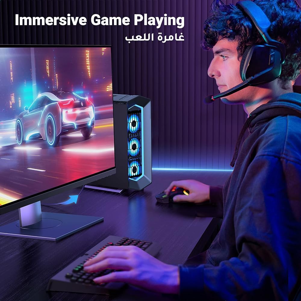 UGREEN 16K Displayport Cable 3M, Displayport 2.1 80Gbps, 16K@60Hz,8K@120Hz,4K@240Hz/144Hz/165Hz for Gaming, DP Cable Braided HDR,ARC,G-Sync,Free-Sync for Gaming Monitor,PC,Graphics Card, DP 16K 3Meter