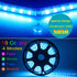 GreenSun LED Lighting 50m(164ft) LED Strip Lights, Waterproof, RGB, with 24Keys RF Remote Controller, for Home Christmas Party Indoor Outdoor Decoration