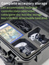 Luck&Link - Hard Shell Travel Case - Compatible with PS5 - Waterproof and Customized Foam for Standard and Digital Editions