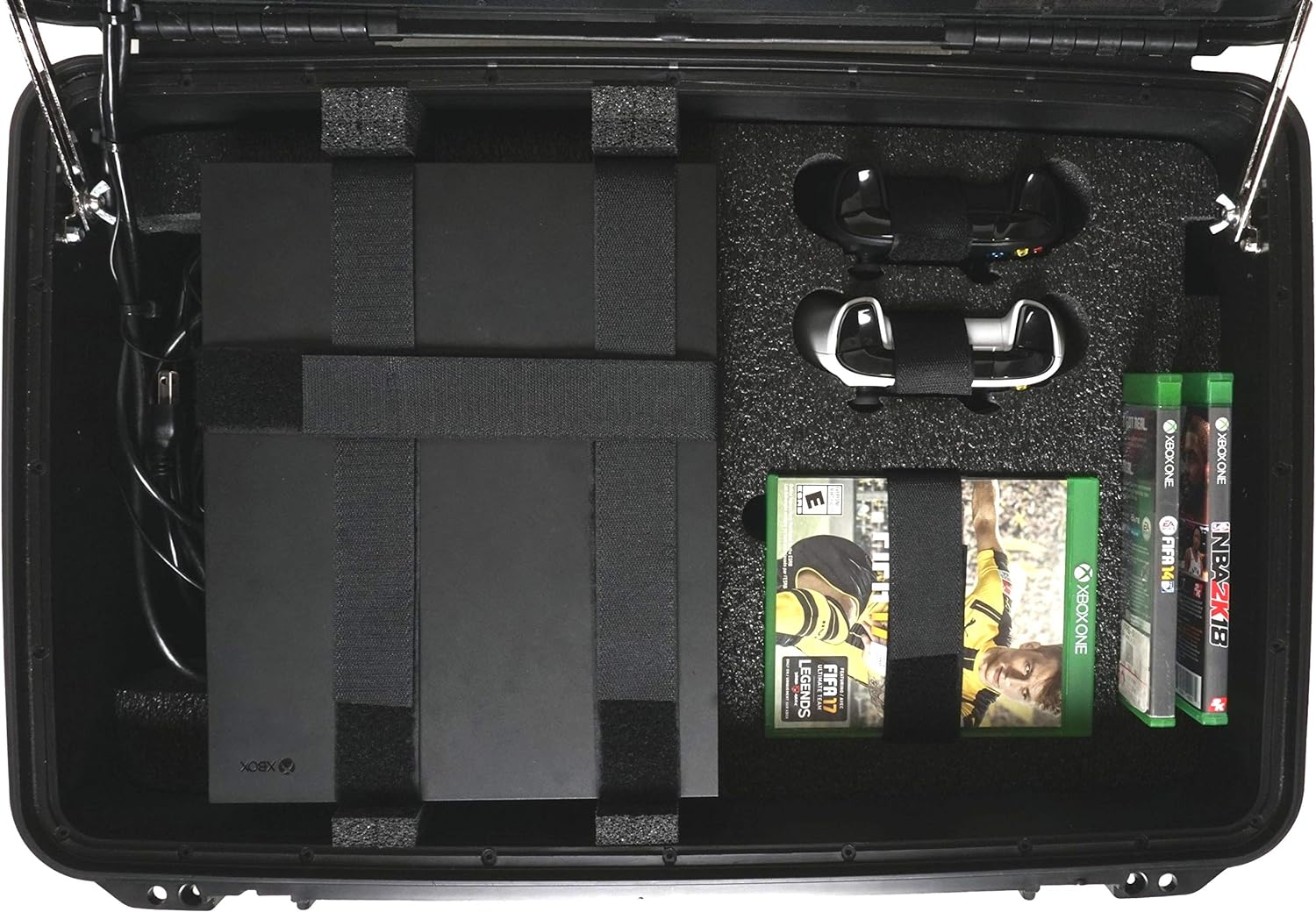 Case Club Waterproof Xbox One X/S Portable Gaming Station with Built-in 24