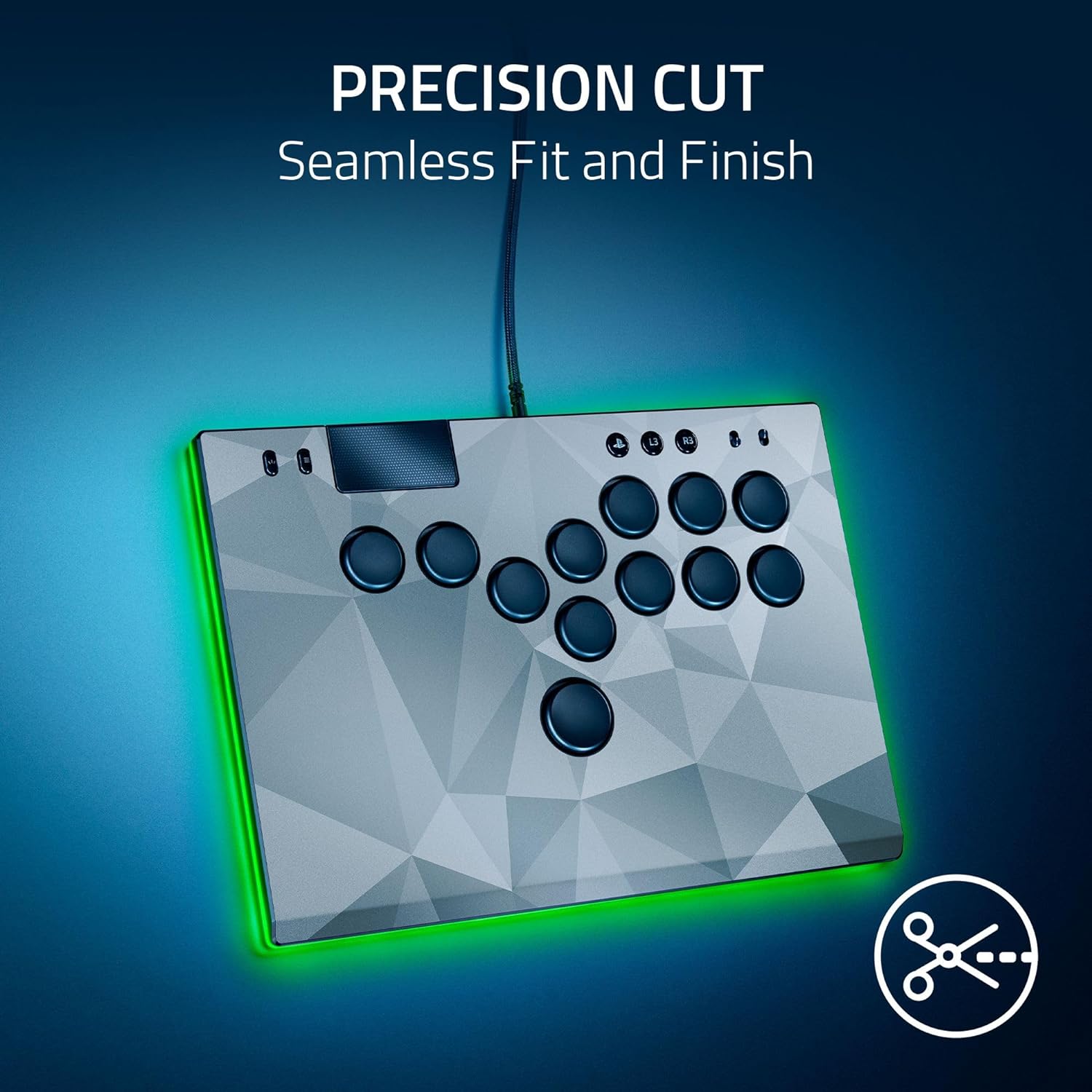 Razer Vinyl Console Skin: PlayStation 5 / PS5 (Digital) - Full Wrap - Premium 3M Cast Vinyl - Scratch Resistant - Unique Designs & Finishes - Easy Application - Green Hex Camo