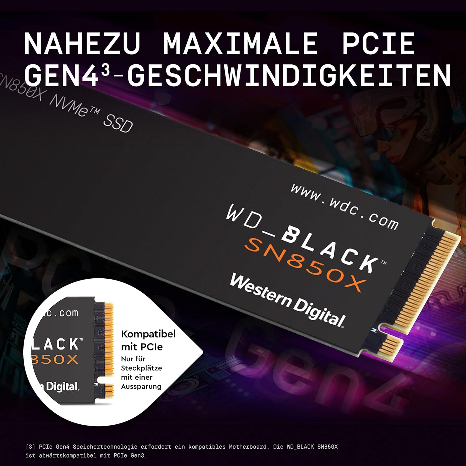 Western Digital 2TB - PS5 SSD with Heatsink "options" - Gen4 PCIe, M.2 2280, Up to 7,300 MB/s